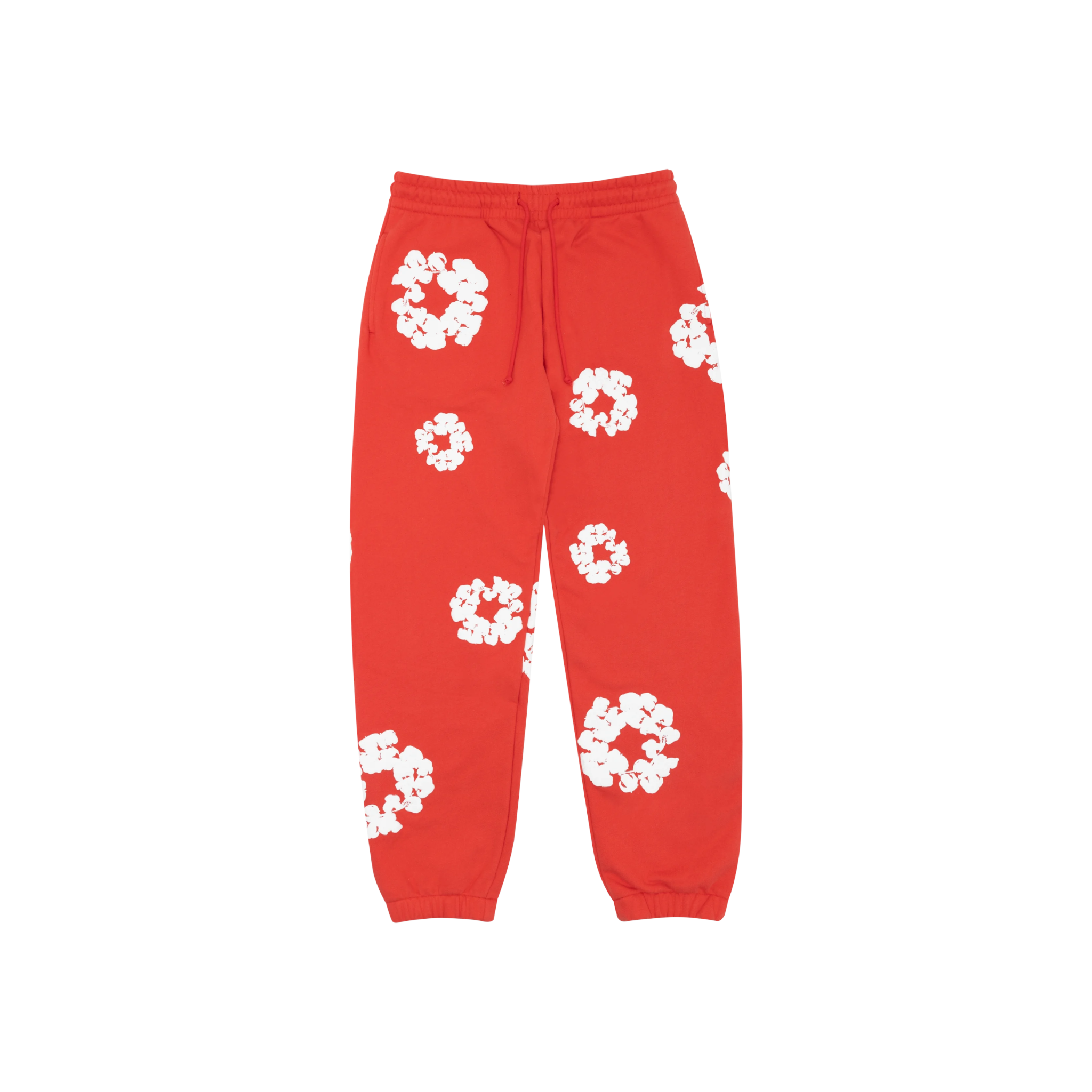 Denim Tears Cotton Wreath Sweatpants 'Red'