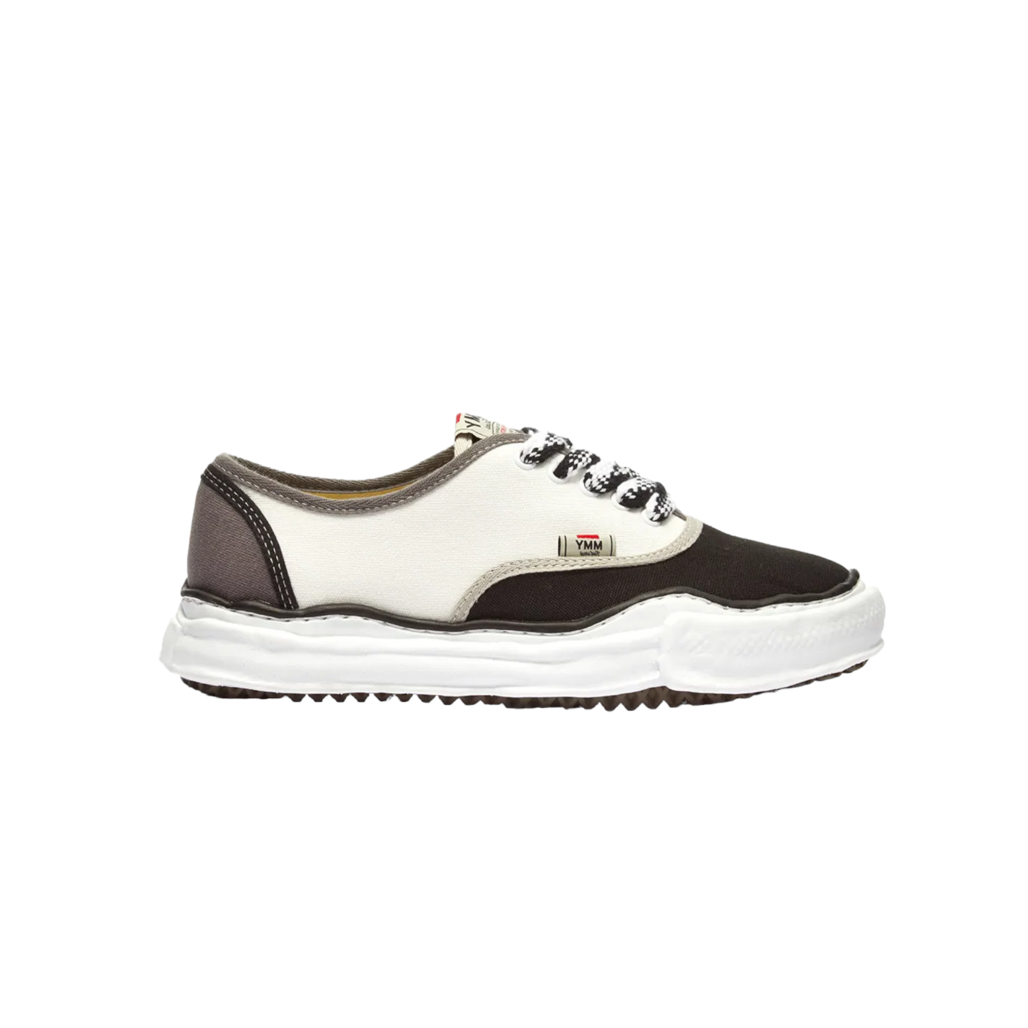 Maison Mihara Yasuhiro Baker Low Sole Canvas 'Black/White'