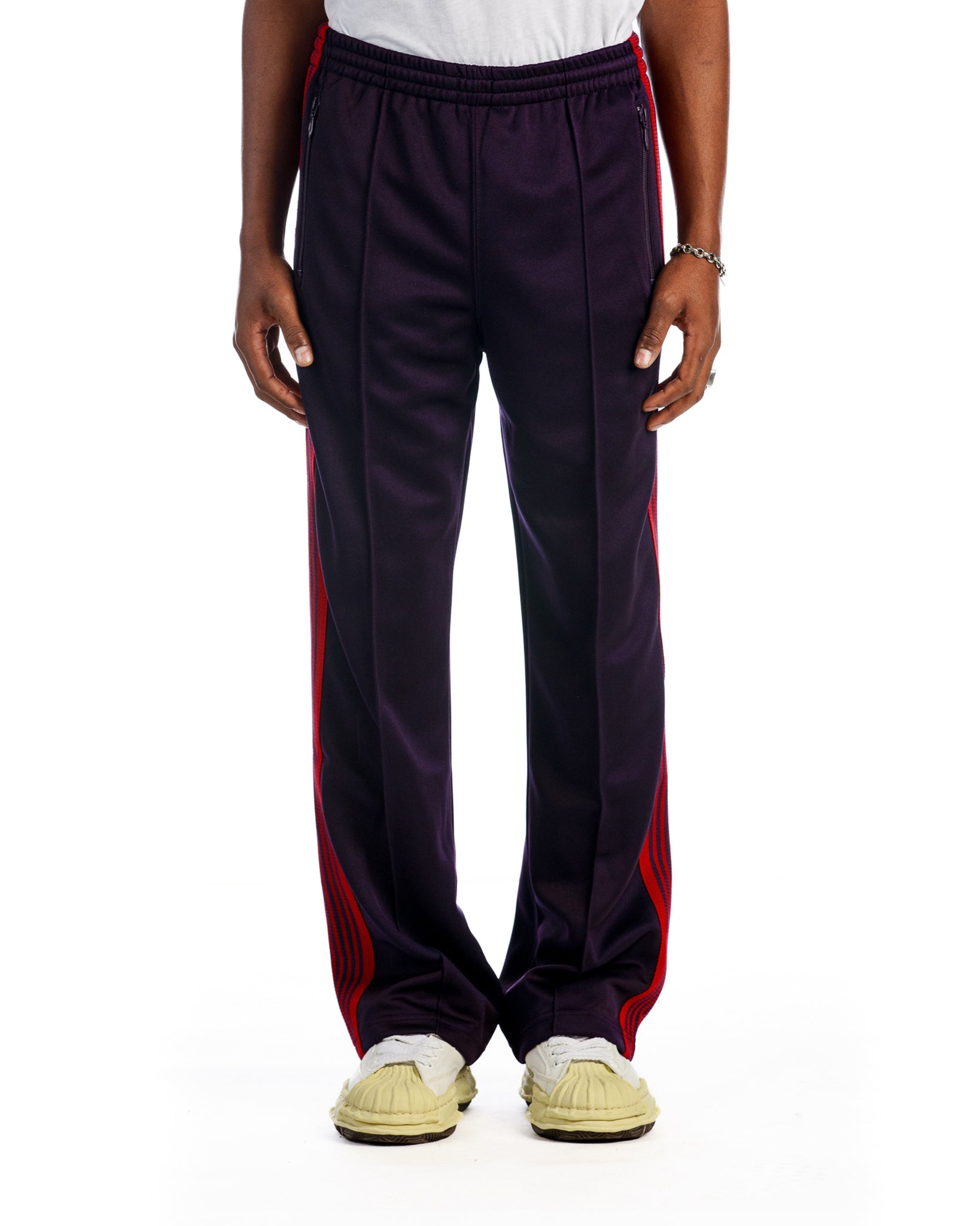 Needles Track Pants Narrow Poly Smooth 'Purple/Red