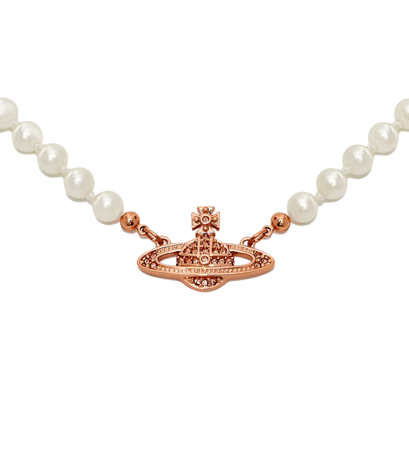 Vivienne westwood necklace hot sale rose gold