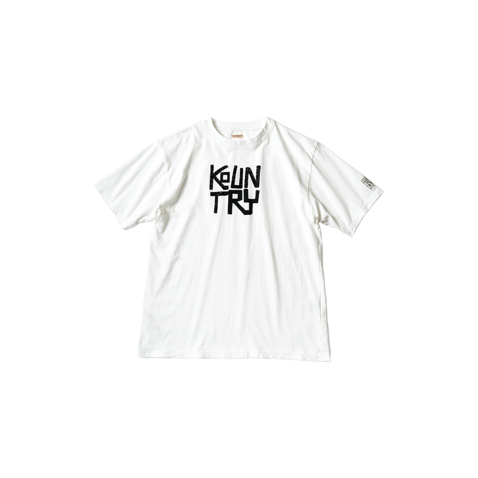 KAPITAL 20/-Jersey Rookie (Kountry) T-Shirt 'White': Iconic Artisanship in  Every Stitch – The Gallery Boutique