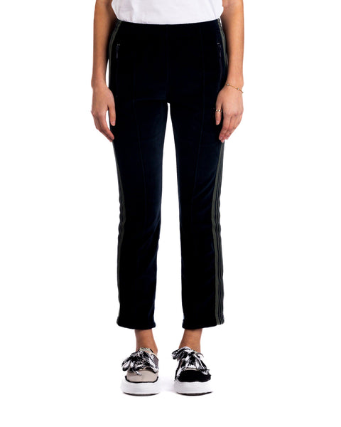 Needles Track Pants Narrow Velour Navy Green WMNS Luxurious Women s Fashion in Australia The Gallery Boutique