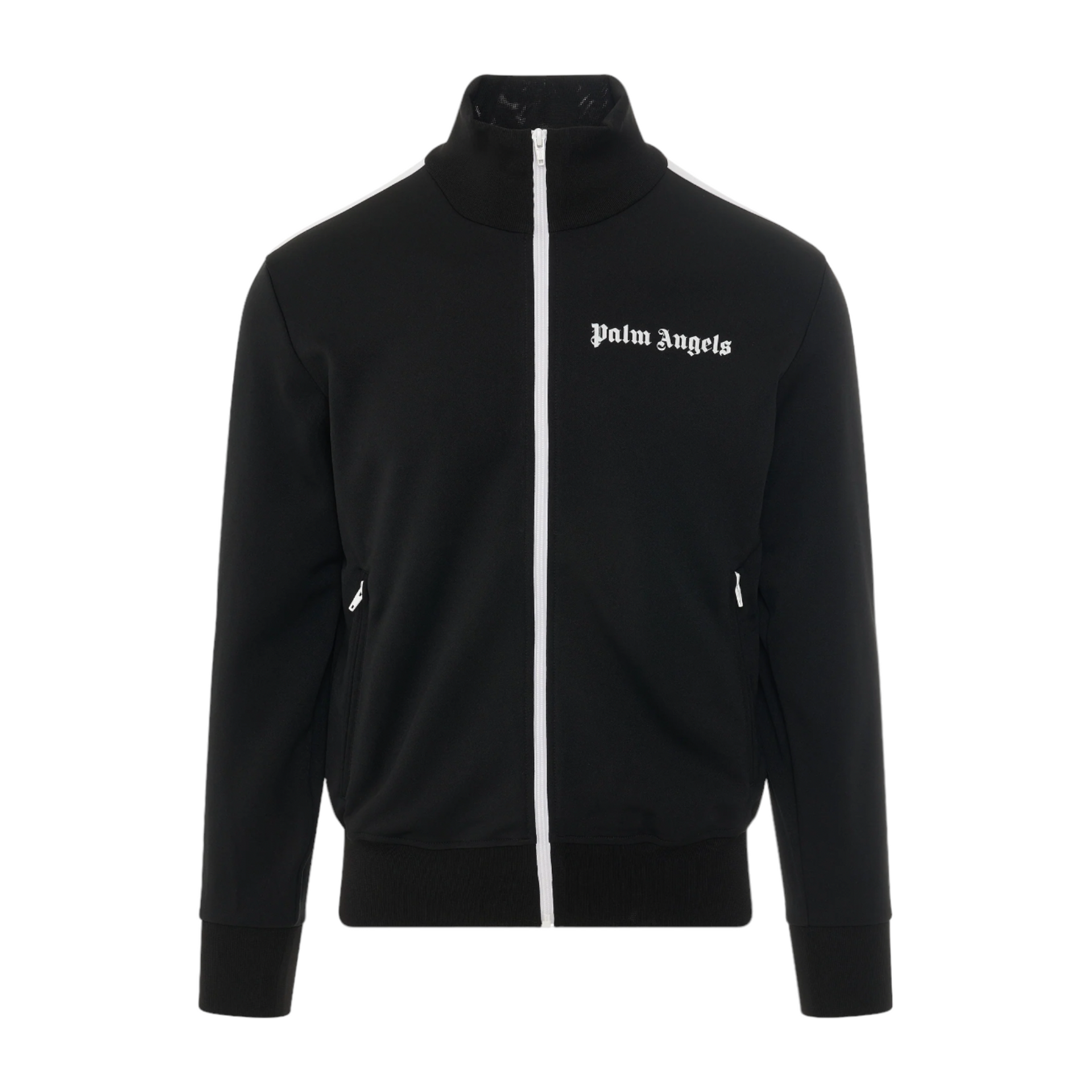 PALM ANGELS New Classic Track Jacket Black - Clothing from Circle Fashion UK