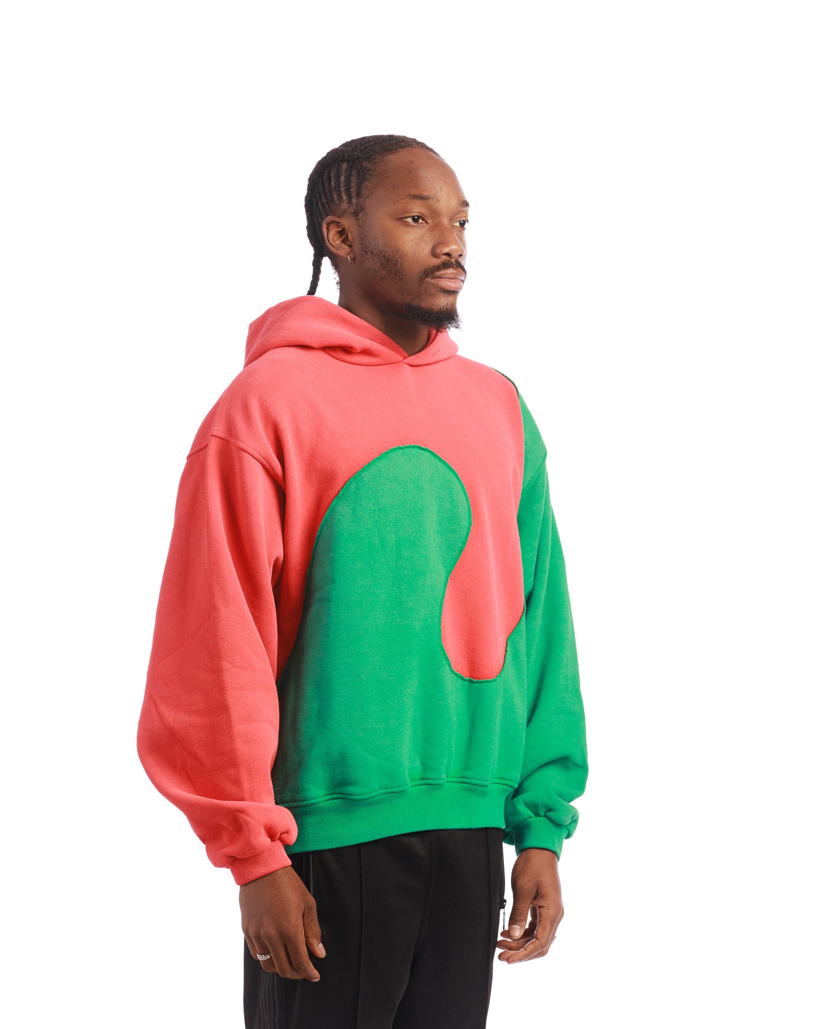 ERL Swirl Hoodie 'Red/Green'