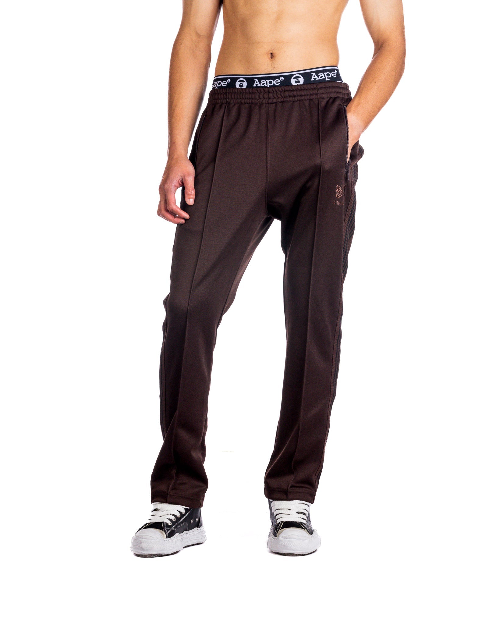 Needles Track Pants Narrow 'Brown/Black' Exclusive - Experience