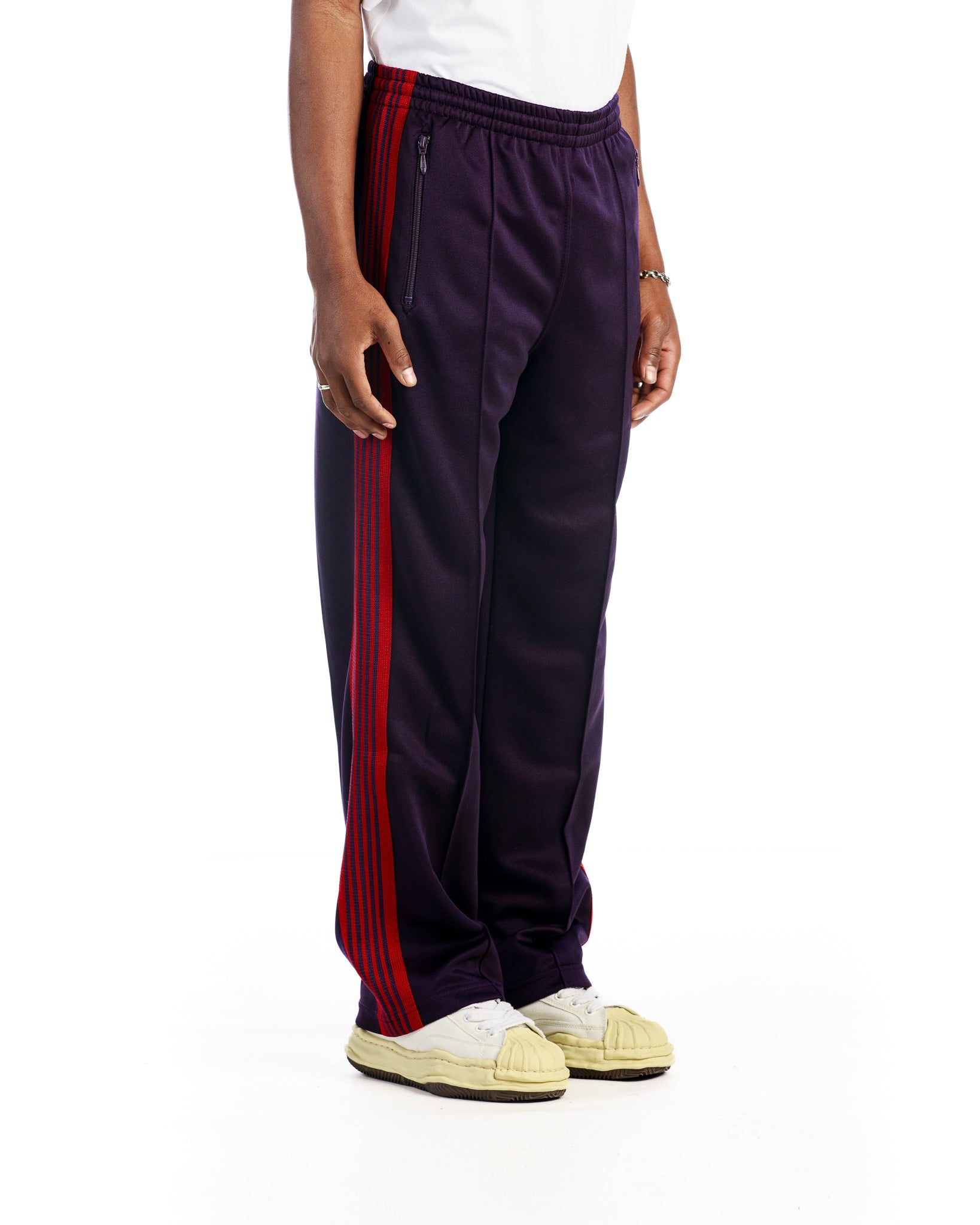 Needles Track Pants Narrow Poly Smooth 'Purple/Red' – Where